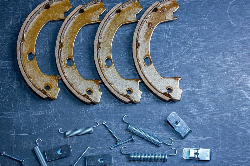Hand parking brake pad replacement concept