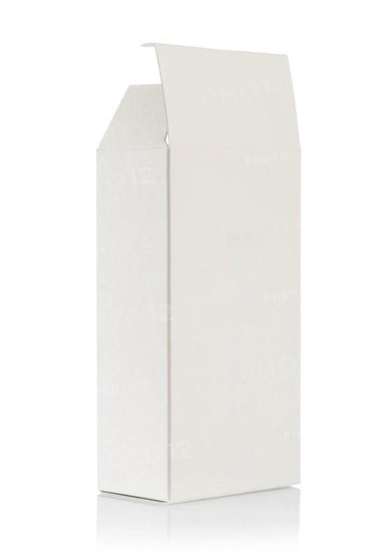 Opened paper box insulated