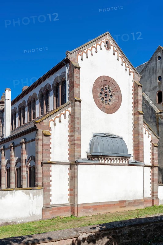 East facade of the synagogue