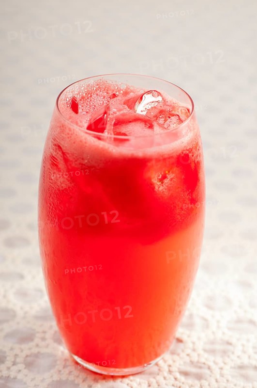 Selection of fresh fruits colorful long drink cocktails