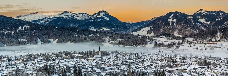 Sunset over Oberstdorf