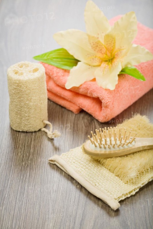 Flower towel