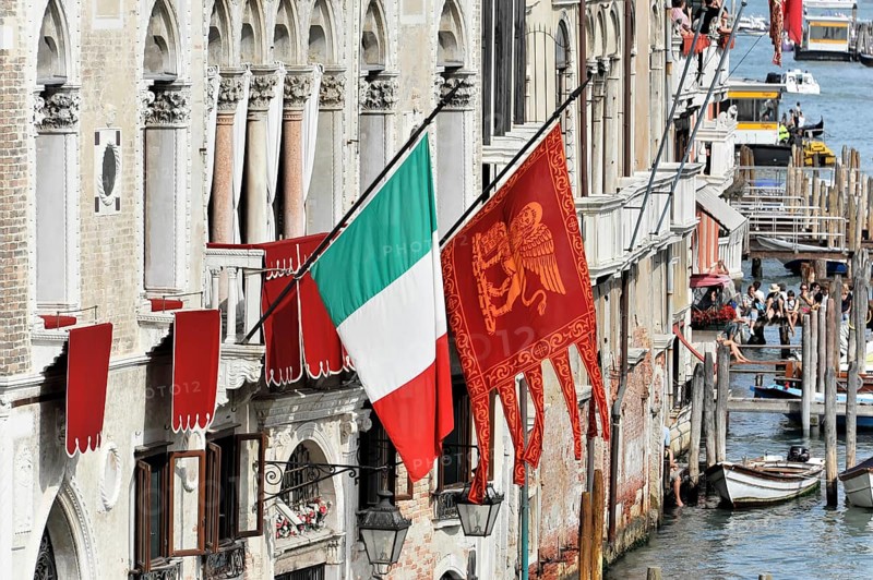 Flags for the Regata Storica
