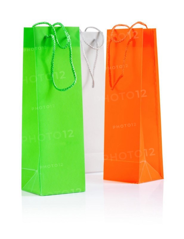 Composition of three paper bags