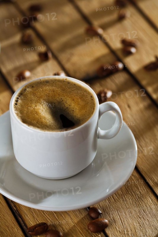 A cup of coffee on the table