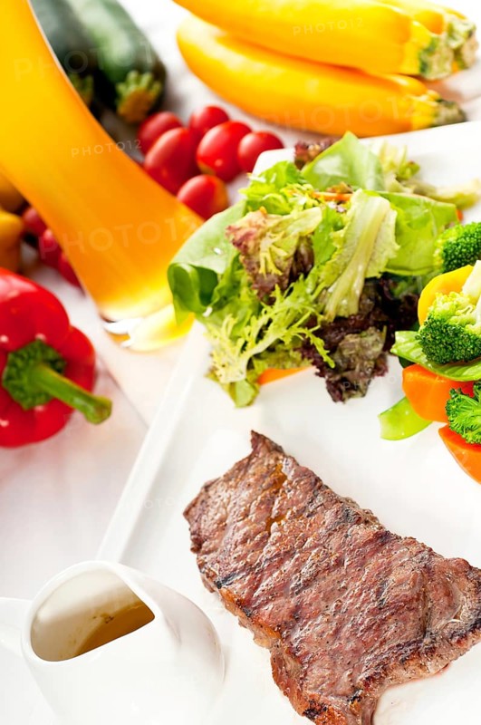 Juicy BBQ grilled rib eye