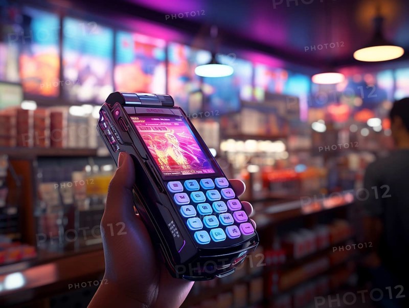 Purchasing and control with your cell phone while shopping