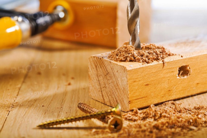 Drilling wooden panels