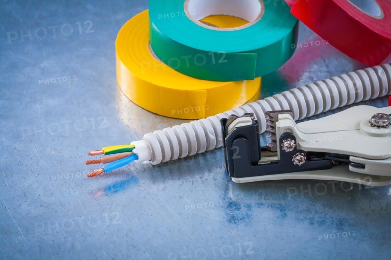 Automatic wire strippers conduct tubing cables and insulating tape