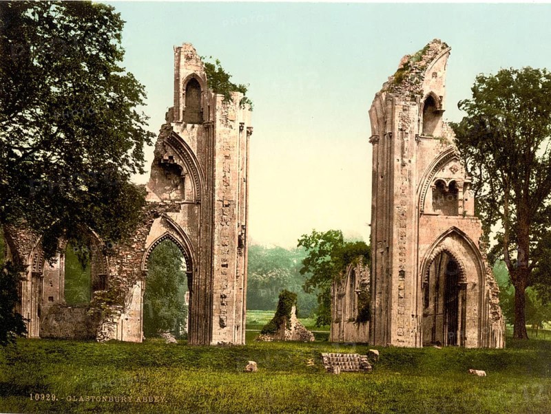 Glastonbury Abbey is a former Benedictine abbey near Glastonbury in the county of Somerset