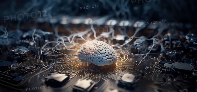 Connecting the brain to a microcircuit and processor chip