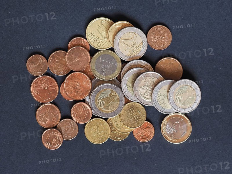 Euro coins