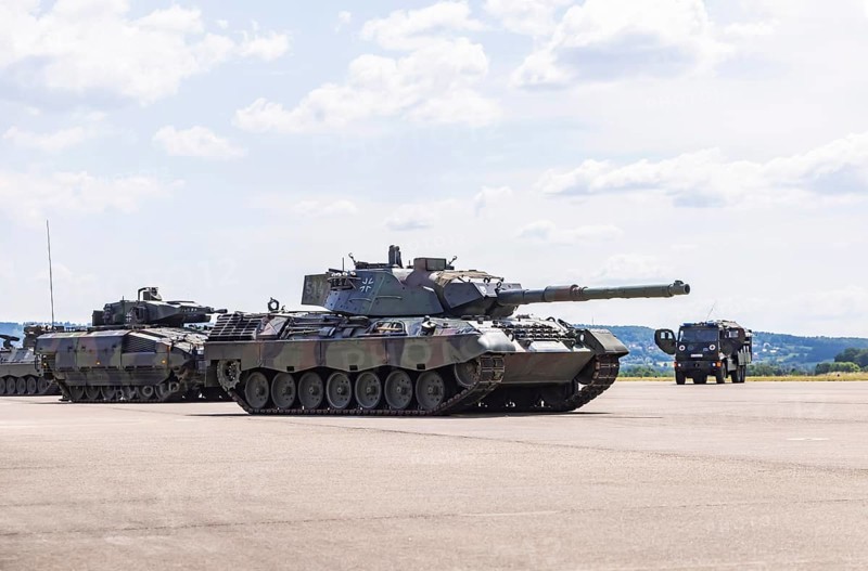 LEOPARD 1 A5 main battle tank of the Bundeswehr