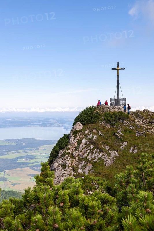 Summit cross on the Hochfelln