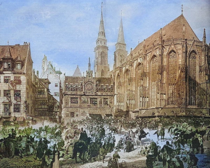 Entry of Gustav Adolf into Nuremberg in 1632