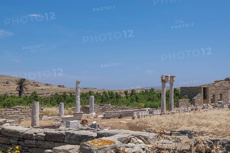 Ruins of the ancient city of Delos