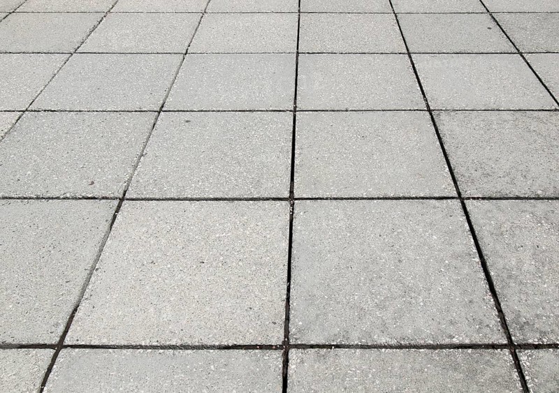 Concrete sidewalk pavement