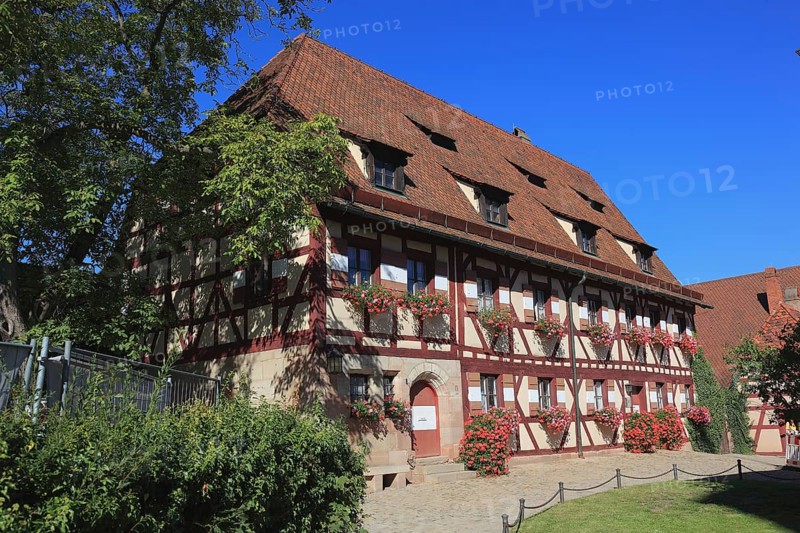 In the old town centre of Nuremberg