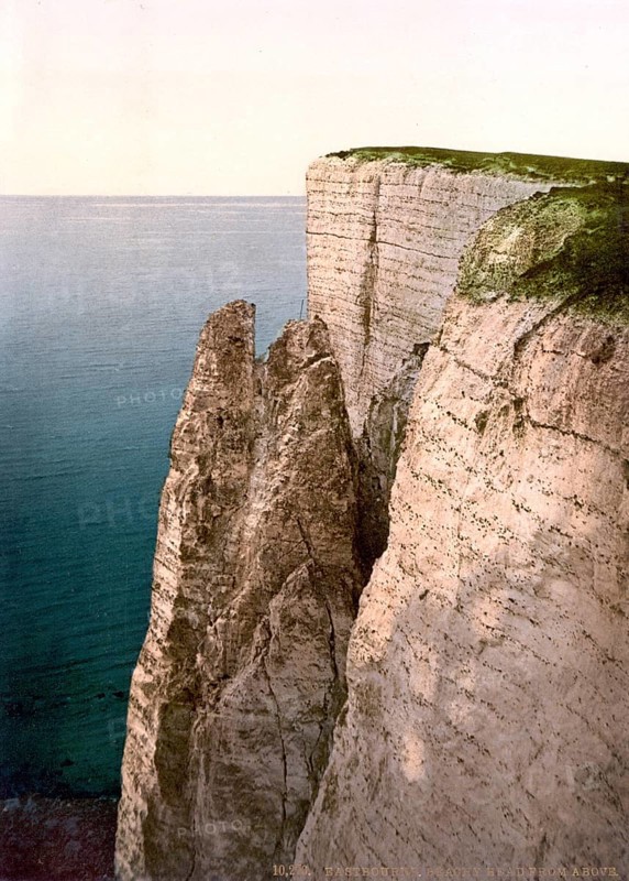 Beachy Head with chalk cliffs