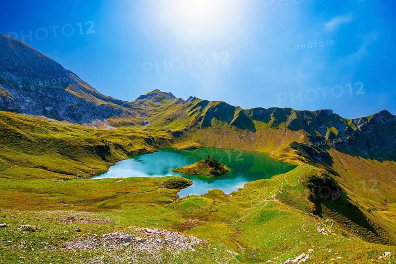 Schrecksee with Allgaeu Alps