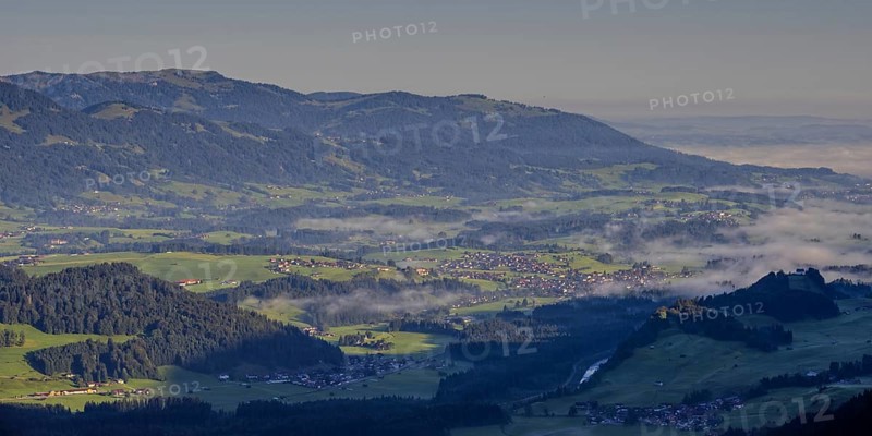 Panorama from the Schattenberg into the Illertal