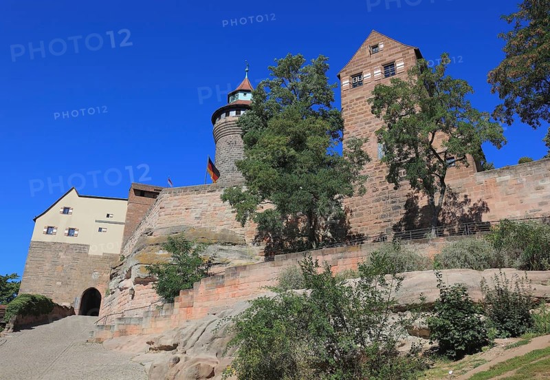 In the historic centre of Nuremberg