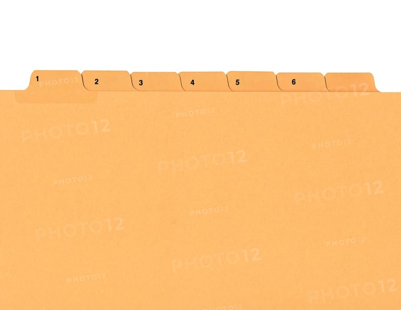 Yellow document folder