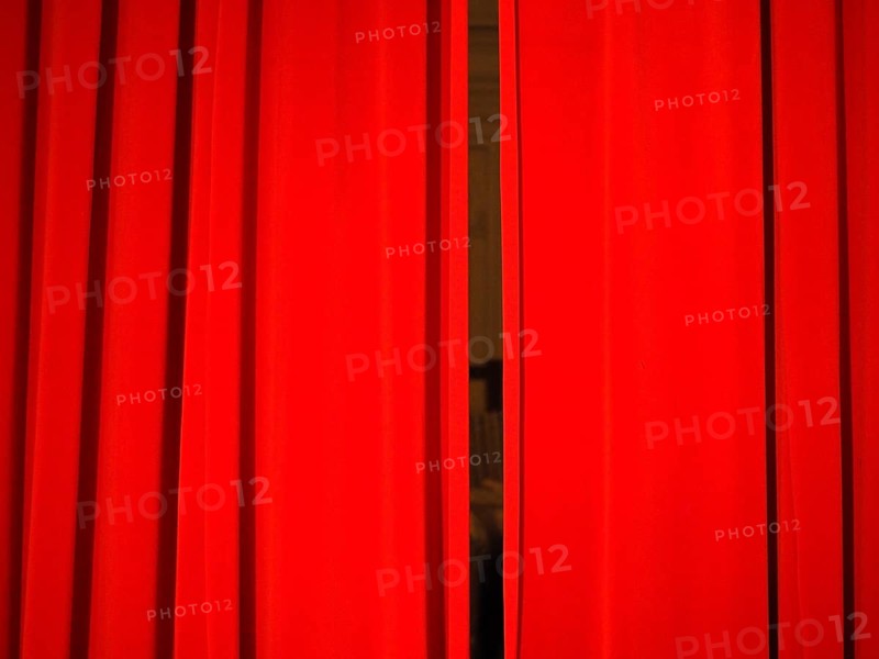 Red curtain background