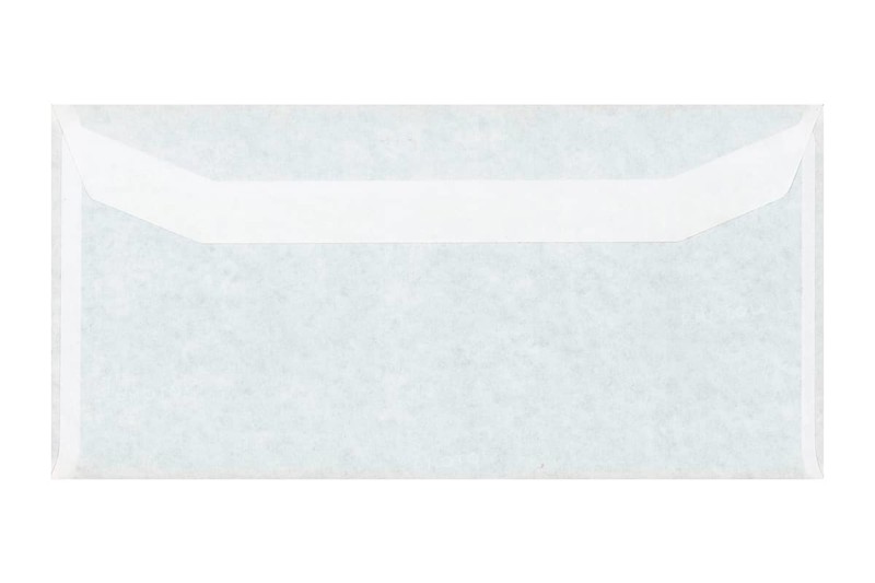 Mail letter envelope isolated over white