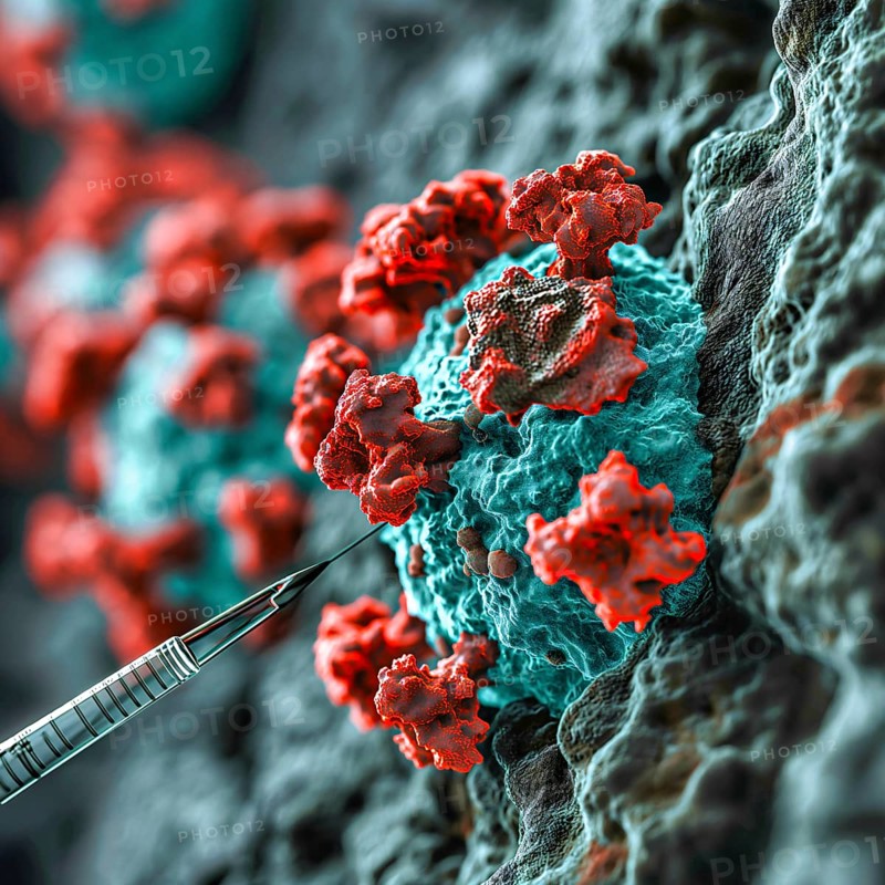 Image from the electron microscope