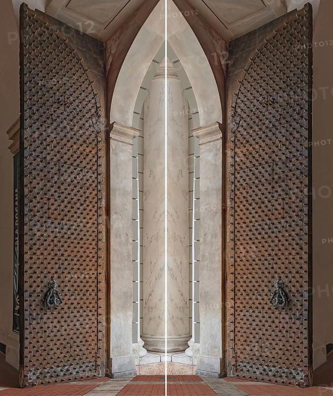 Historic double gates of the Palazzo Ducale