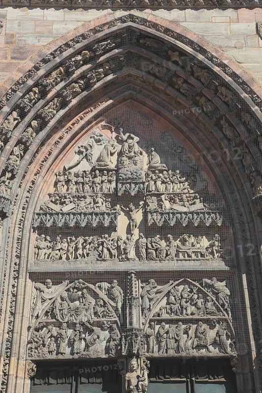 In the old town centre of Nuremberg