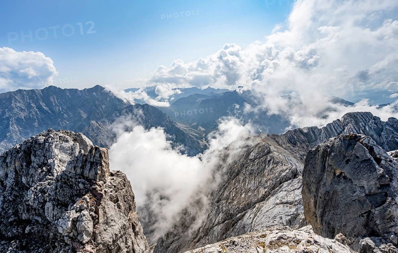View from the summit of the Hochkalter