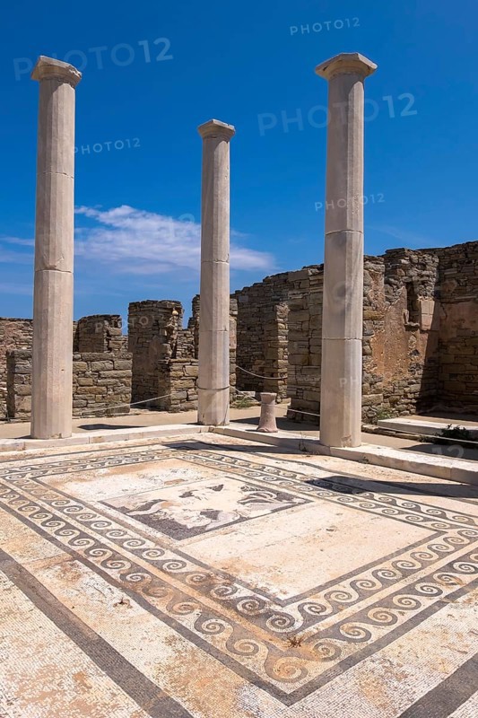Ruins of the ancient city of Delos
