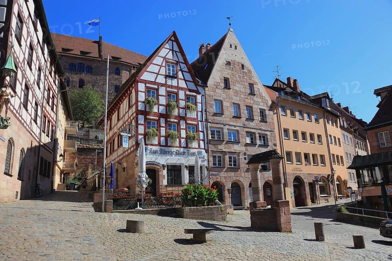 In the old town of Nuremberg