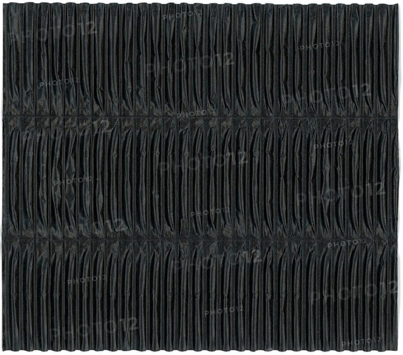 Black corrugated cardboard texture background