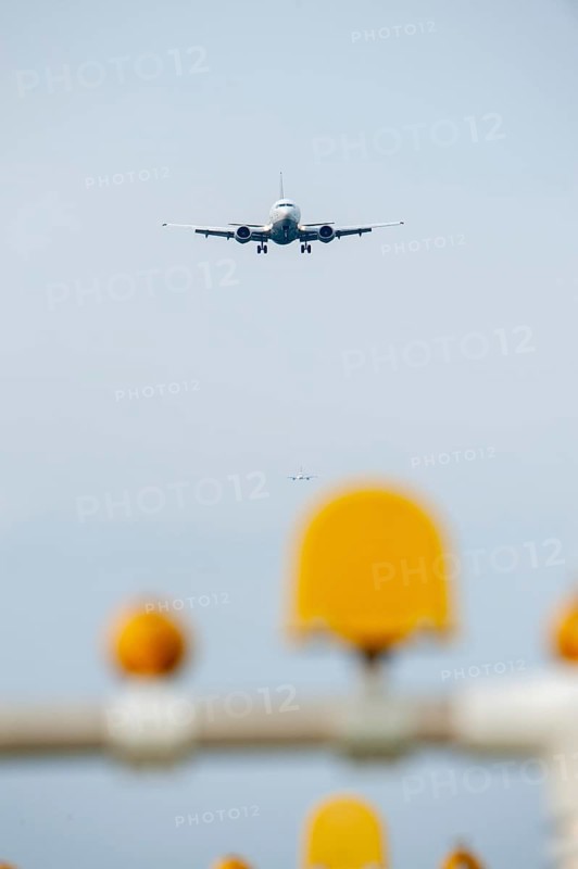 Landing passenger aircraft