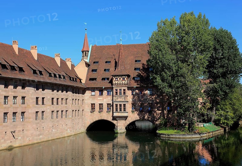 In the historic centre of Nuremberg