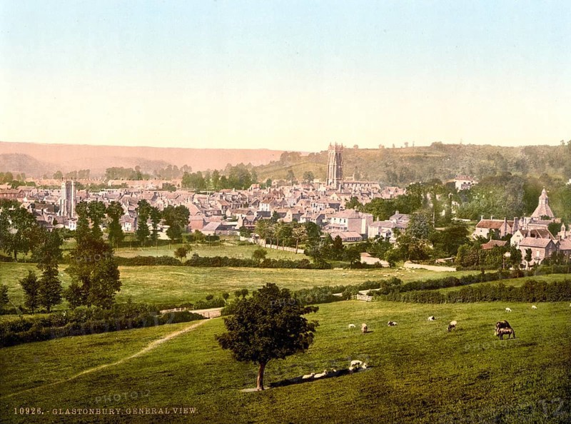 General view of Glastonbury