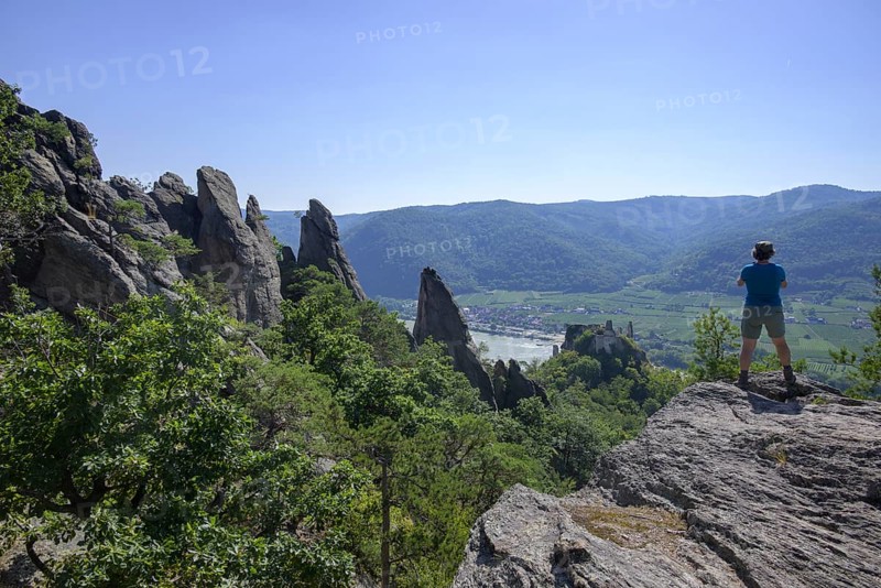 Rock garden above the ruins