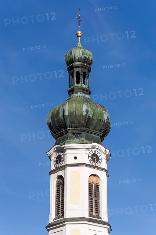Church tower of the parish church of St Pankratius