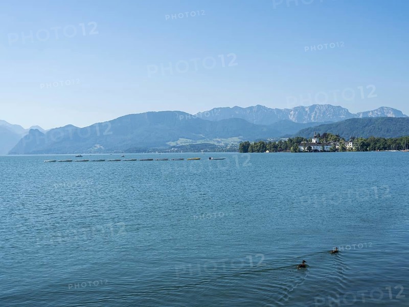 Boats on Lake Lake Traun