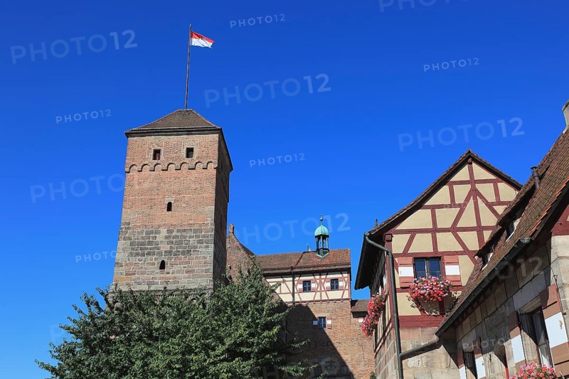 In the historic centre of Nuremberg
