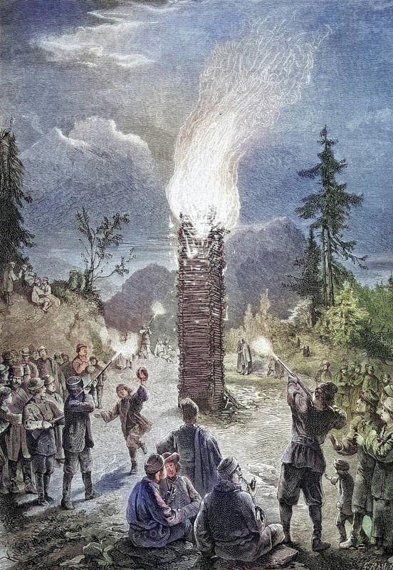 St John's bonfire in Finland