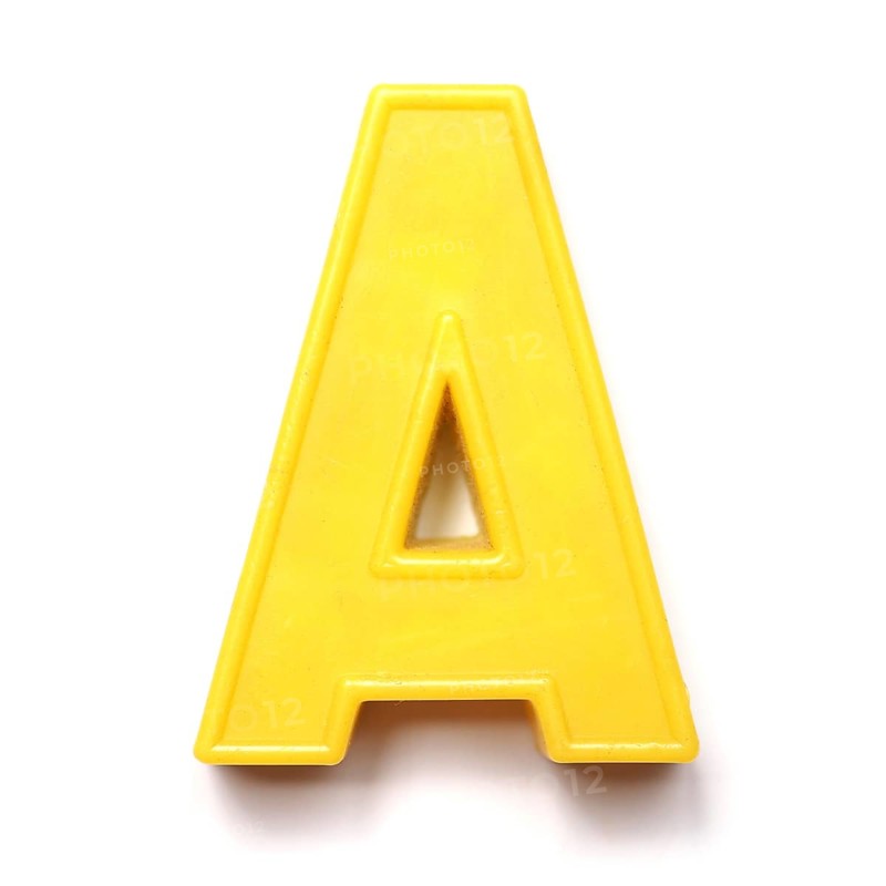 Magnetic uppercase letter A