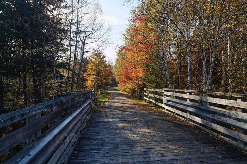 Cycling path on the Trans Canada Trail