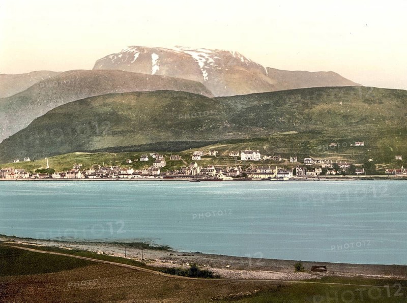 Fort William and the mountain Ben Nevis