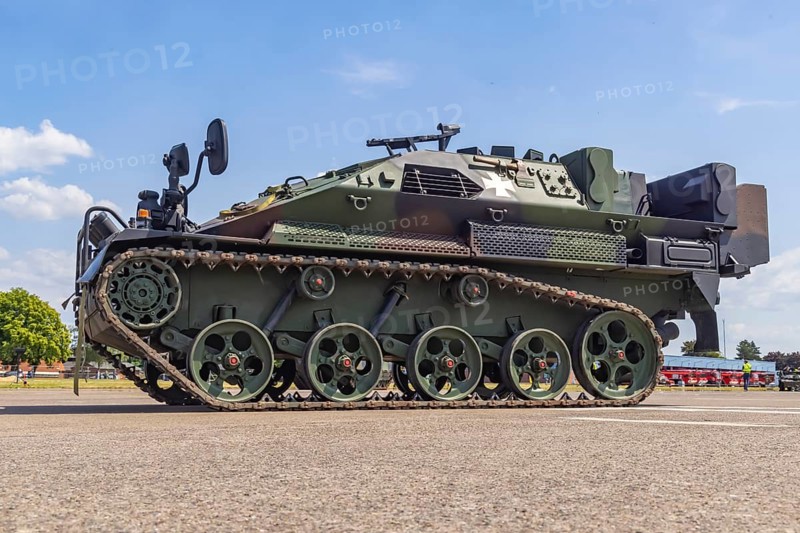 Light air defence system with weapon carrier OZELOT of the German Armed Forces
