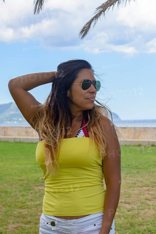 Portrait of a latin woman smiling