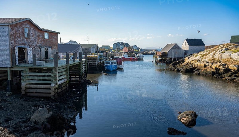 Peggys Cove small fishing village Canada